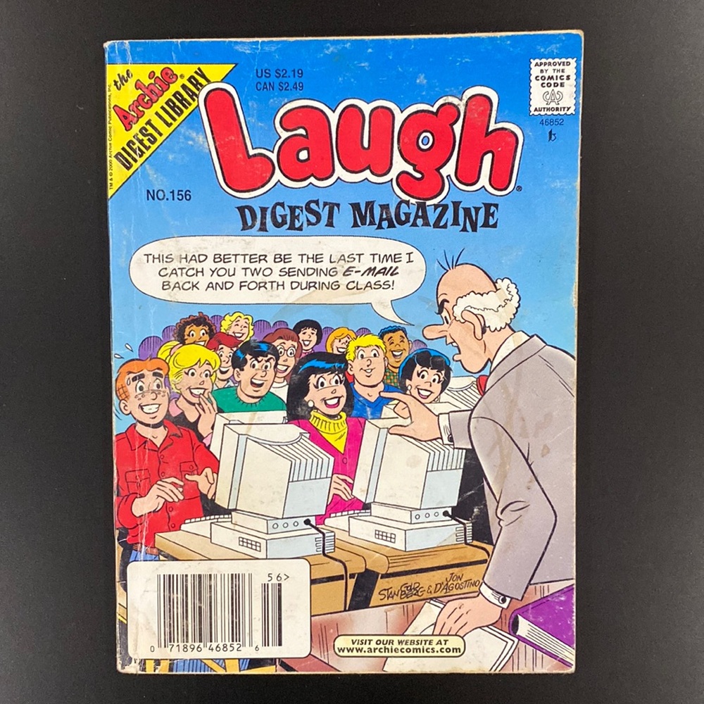 Archie Comics | Laugh #156 (2000) - Vintage Digest Magazine